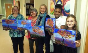 November Art Class Great Sucess In Taylors